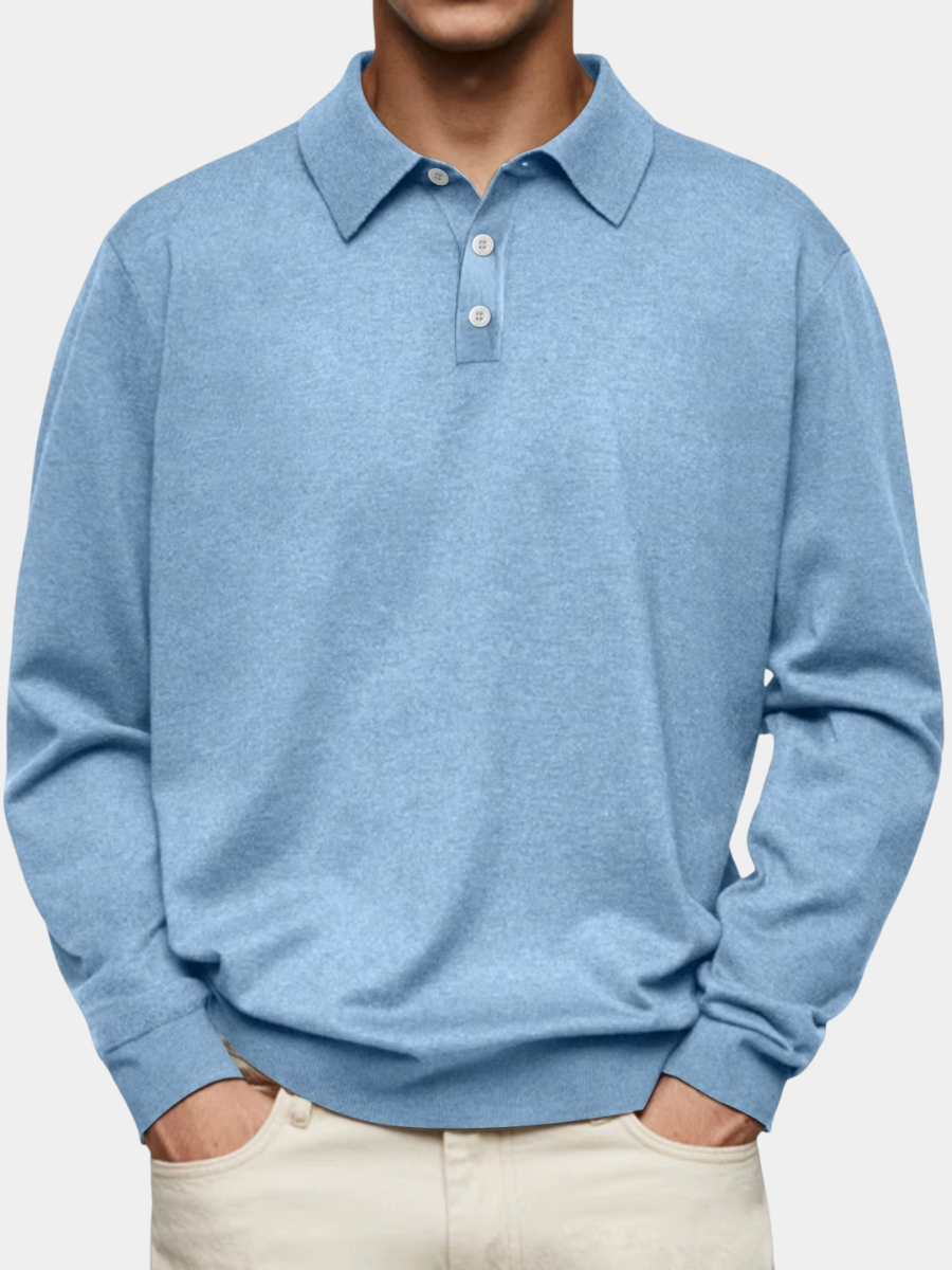 Classic Long Sleeve Polo Shirt