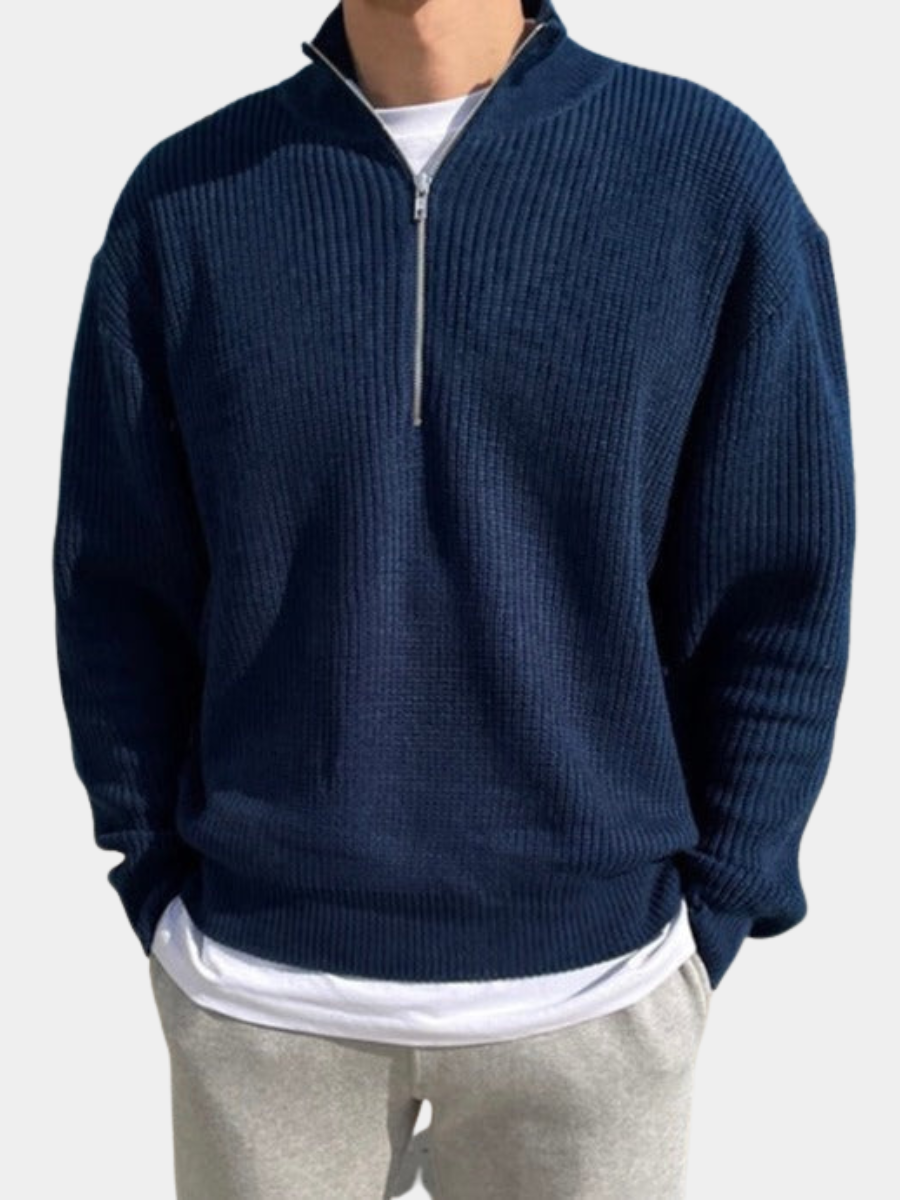 Contemporary Half-Zip Pullover