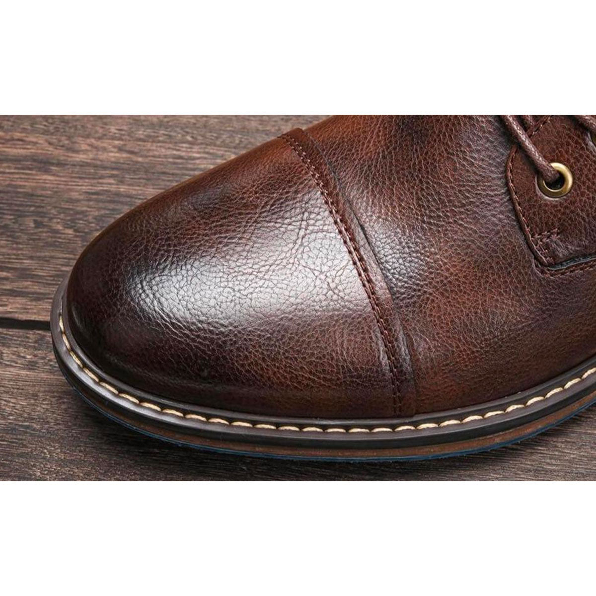 Handcrafted Leather Oxford Boots