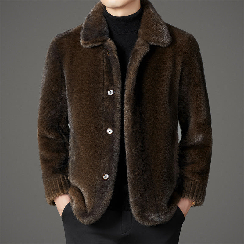 Elegant Mink Fur Coat