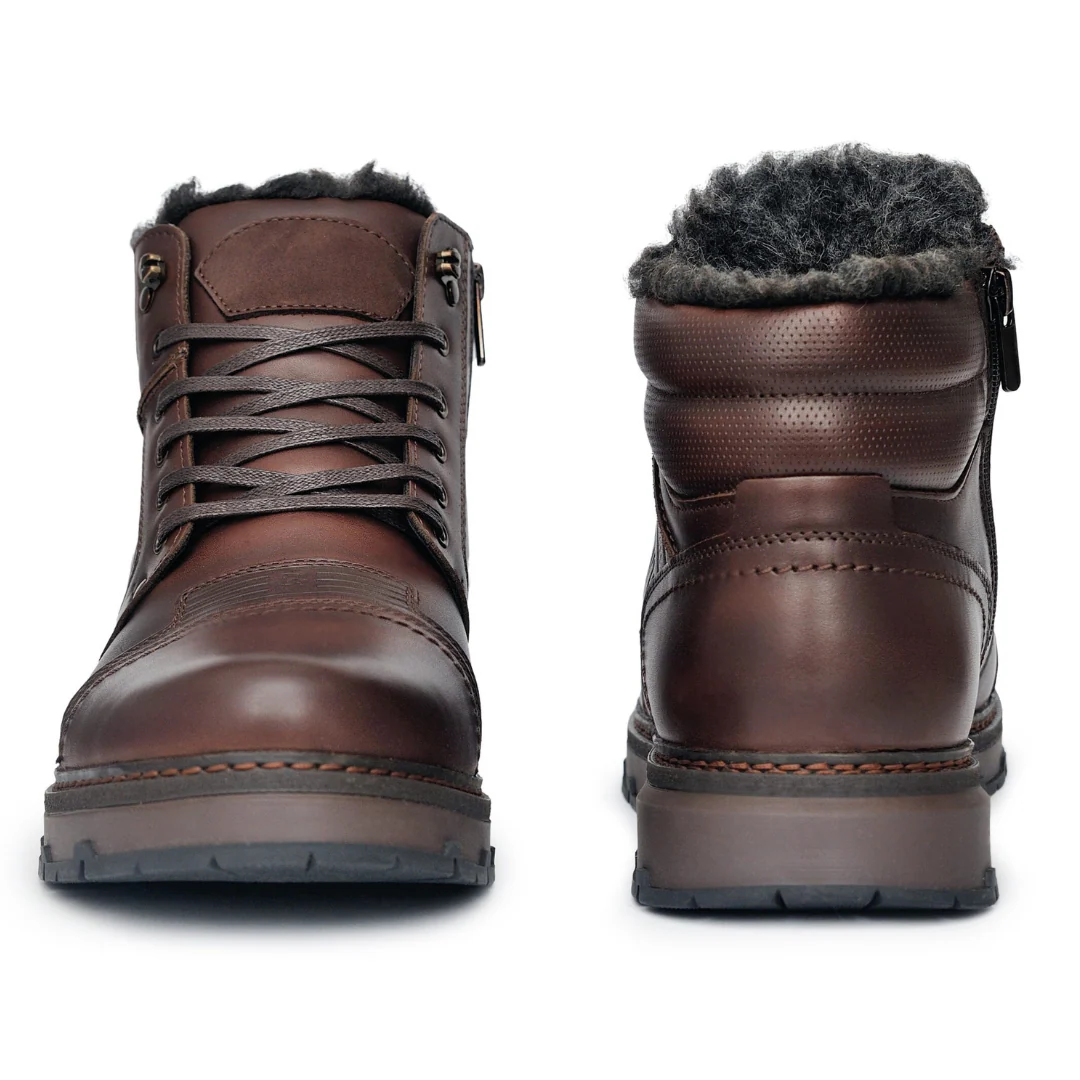 Men's Leather Orthopedic Boots for Ultimate Comfort