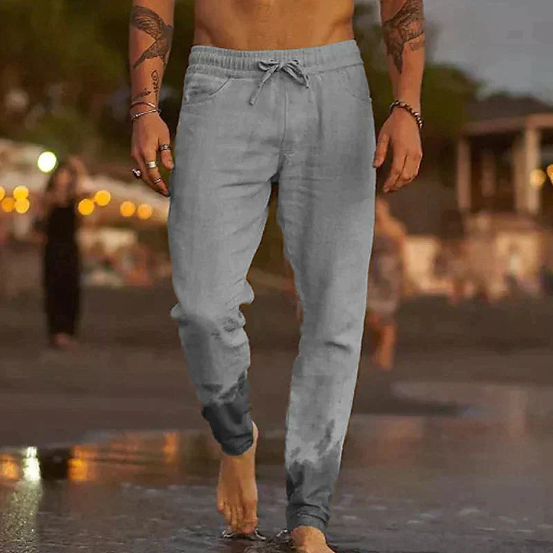 Lightweight Linen Beach Trousers