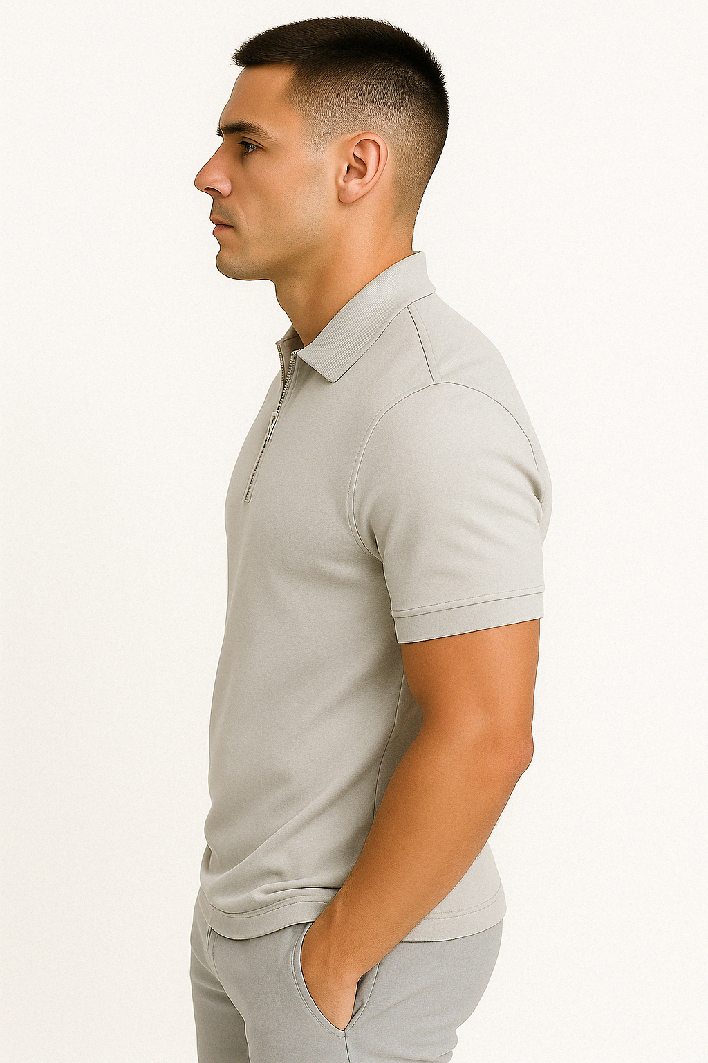 GREGORIO | CONTEMPORARY HIGH-ZIP POLO