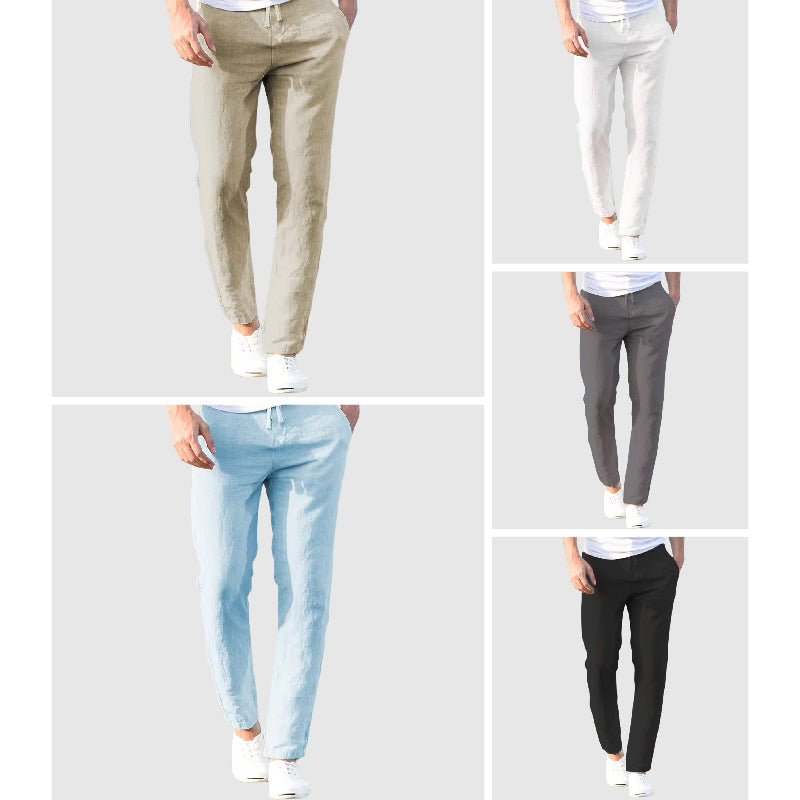 Dan | Cotton-Linen Blend Pants
