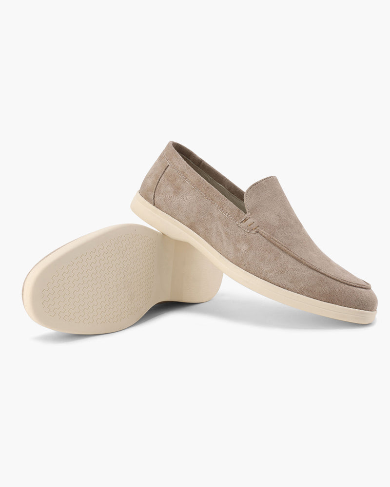 Suede Leather Slip-On Loafers