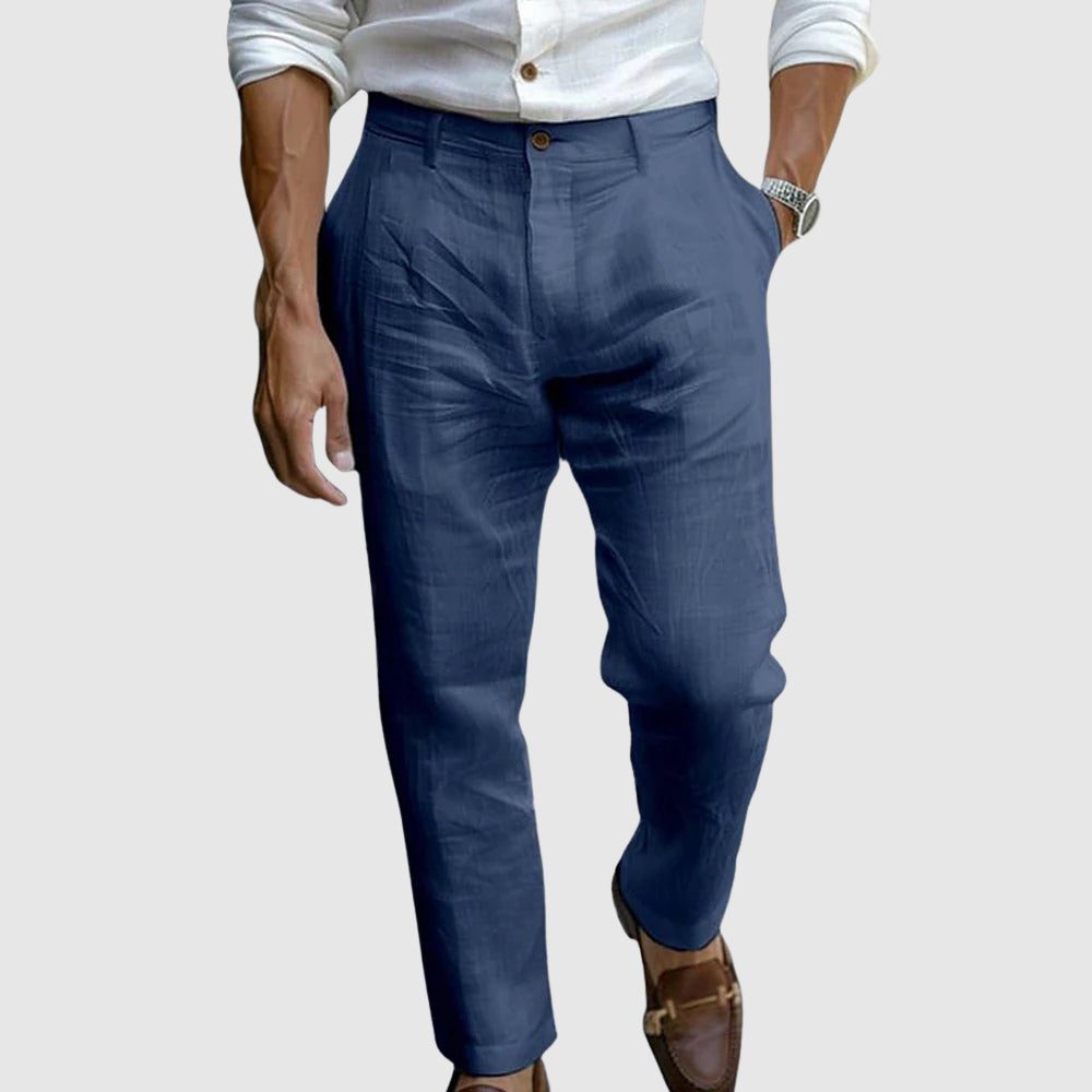 Moretti | Breezy Linen Trousers