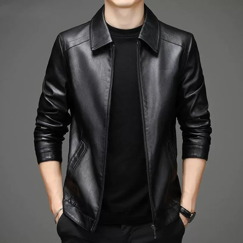 Men's Casual Leather Jacket
