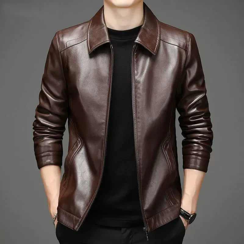 Men's Casual Leather Jacket