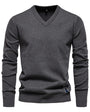 Classic Cotton V-Neck Sweater