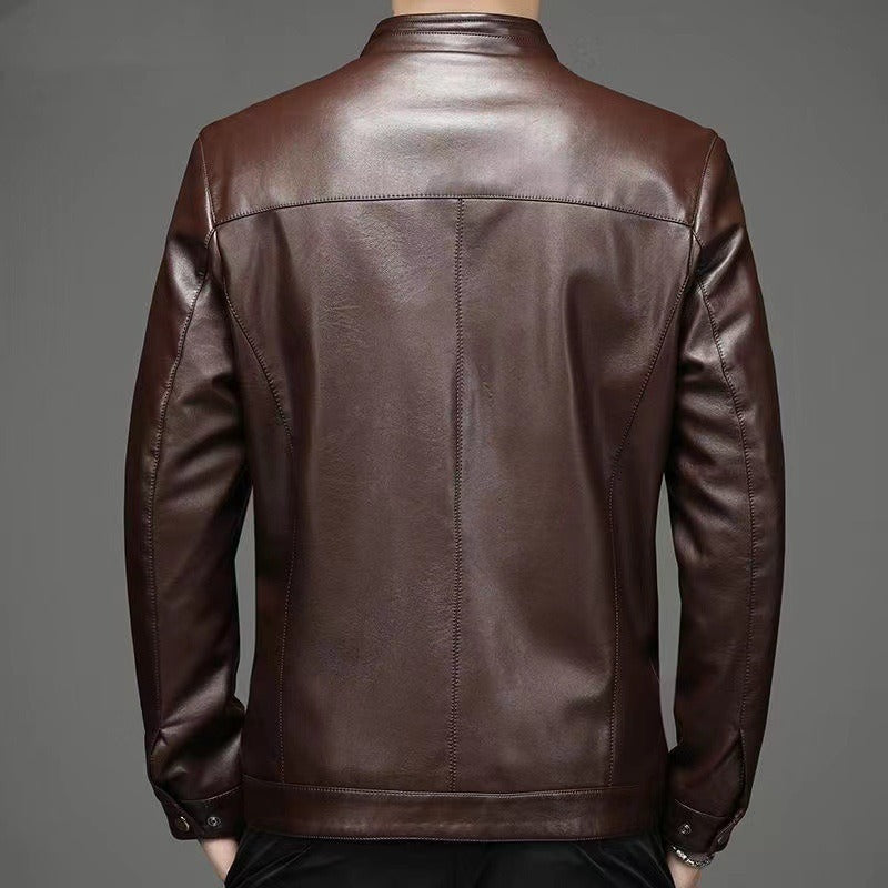 Men's Casual Leather Jacket