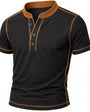 OLIVIER | Henley Shirt with Ember Trim