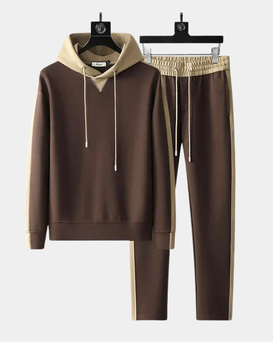 Two-Tone Hoodie Set