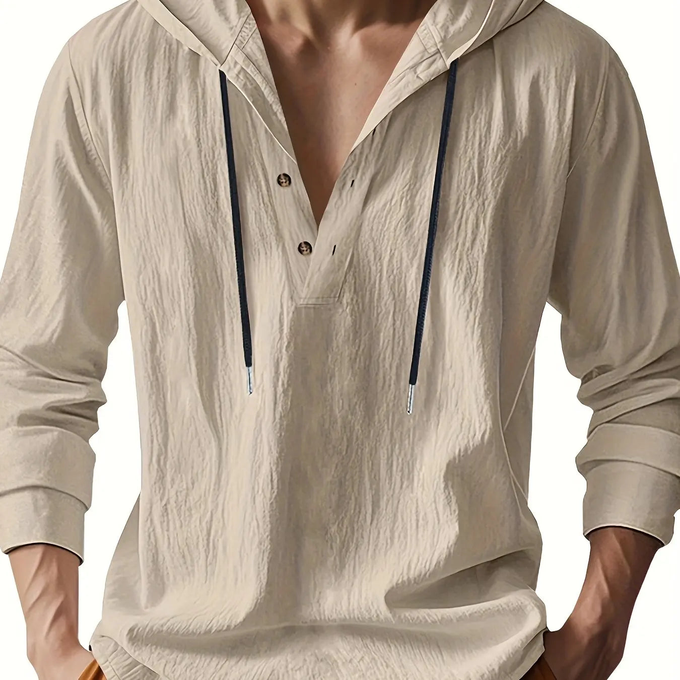 Luxury Hooded Linen Shirt