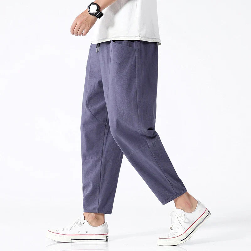 Taro | Cotton-Linen Blend Pants