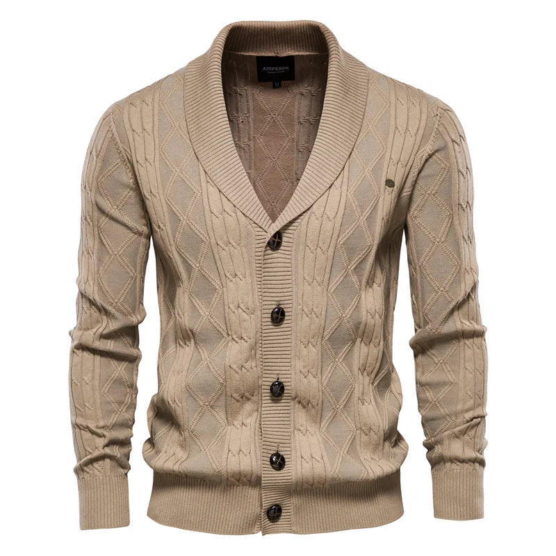 Men's Button-Up Cardigan