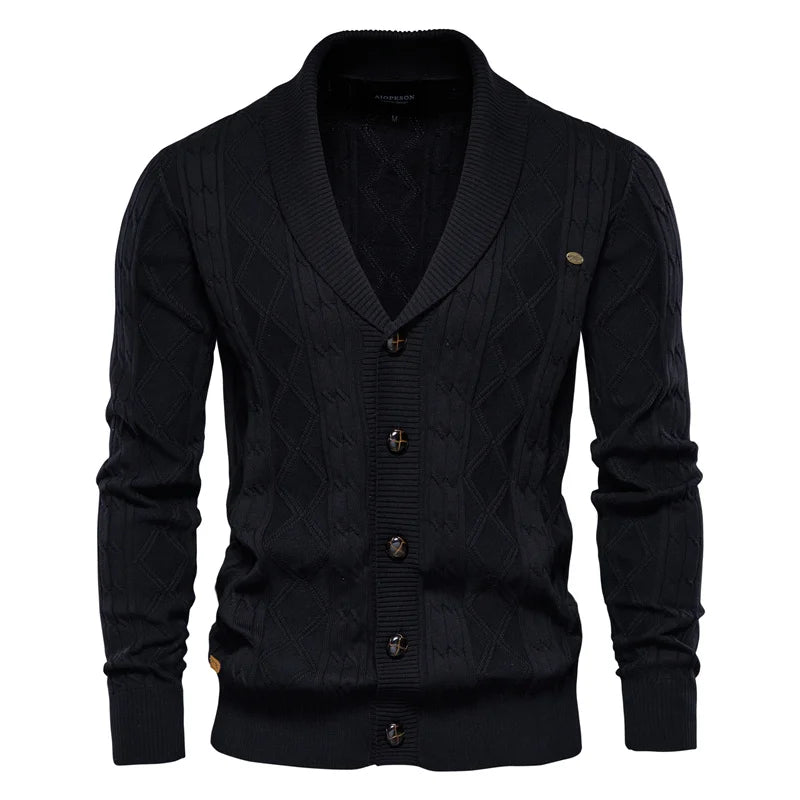 Men's Button-Up Cardigan