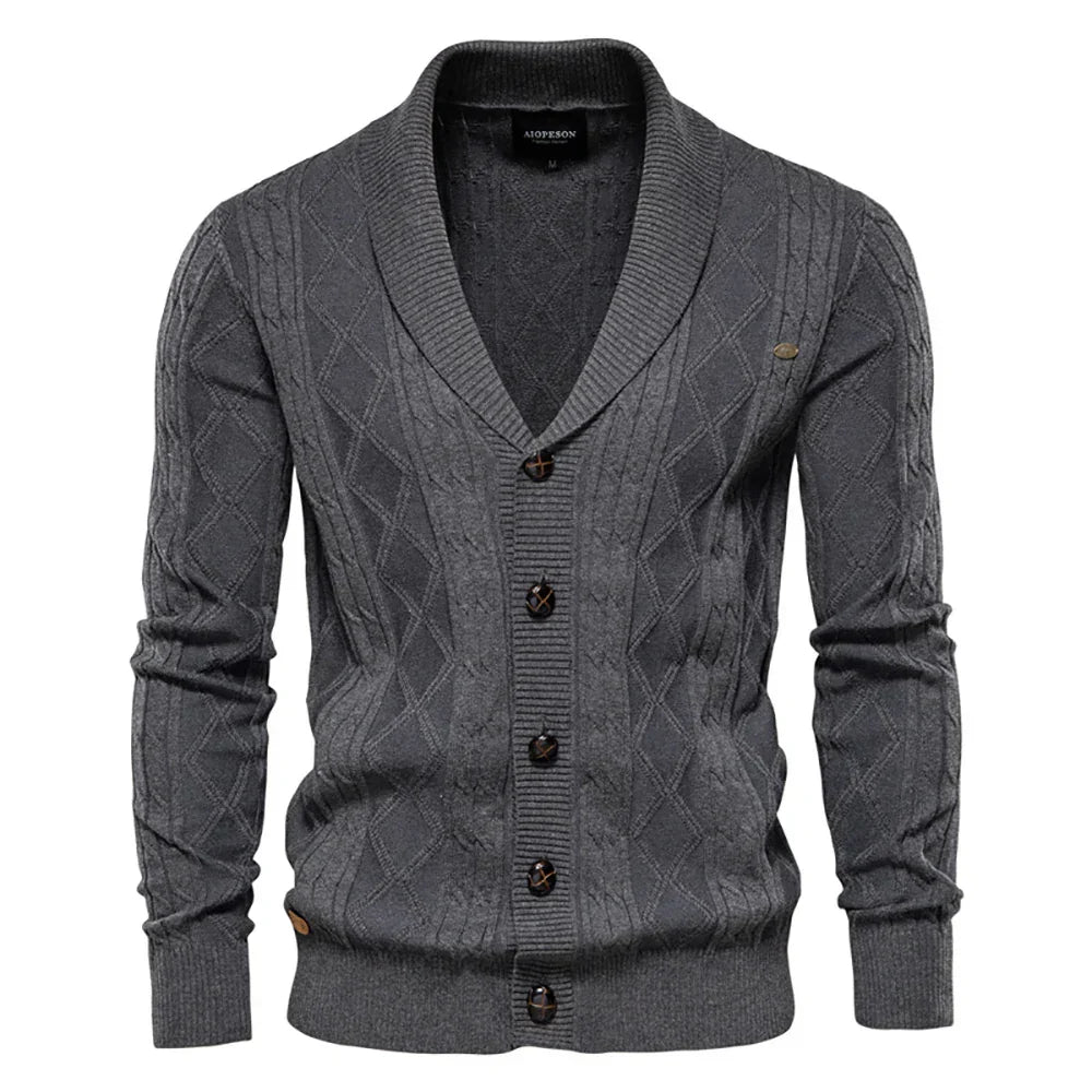 Men's Button-Up Cardigan