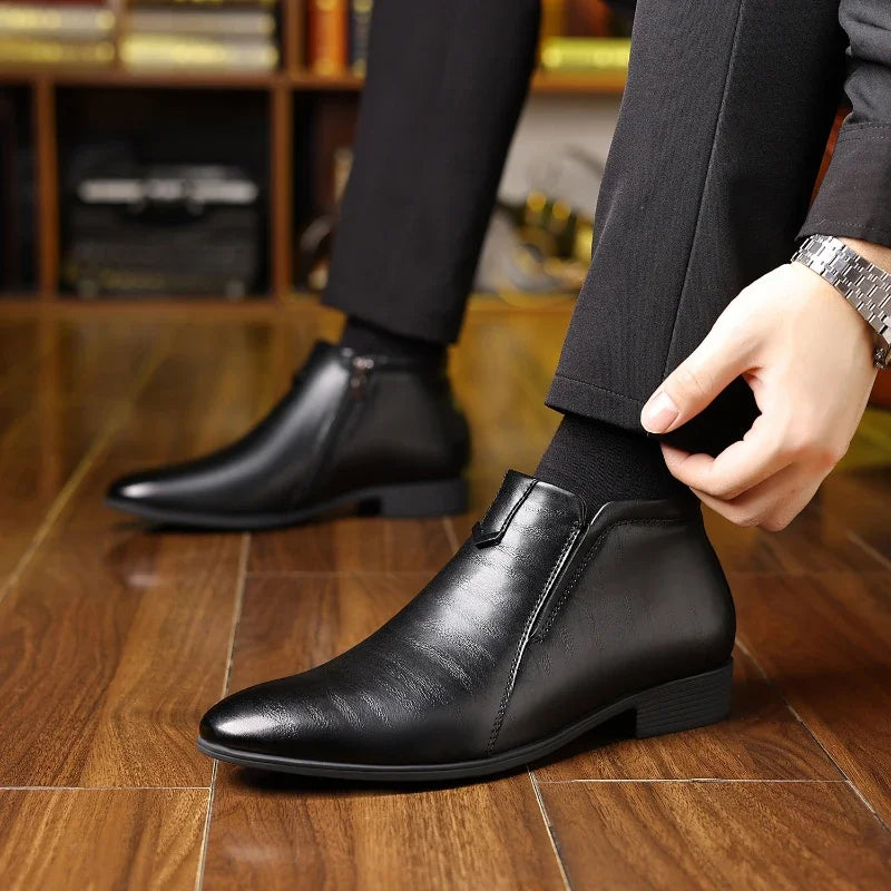 Men's Zippered Boots