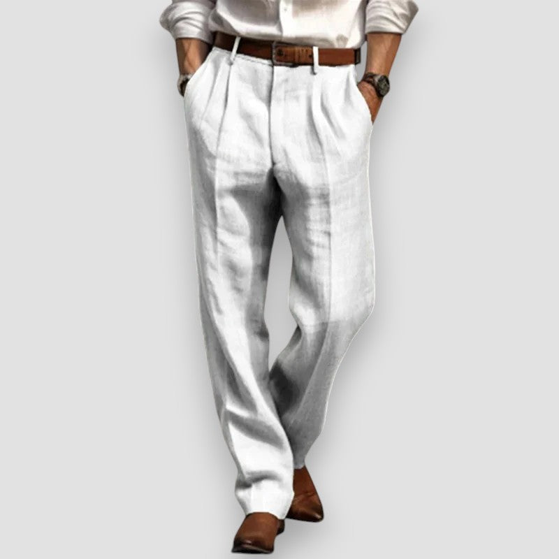 LÉONARD™ | ELEGANT LINEN TROUSERS