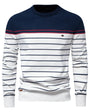 Men's Striped Pullover Sweatshirt