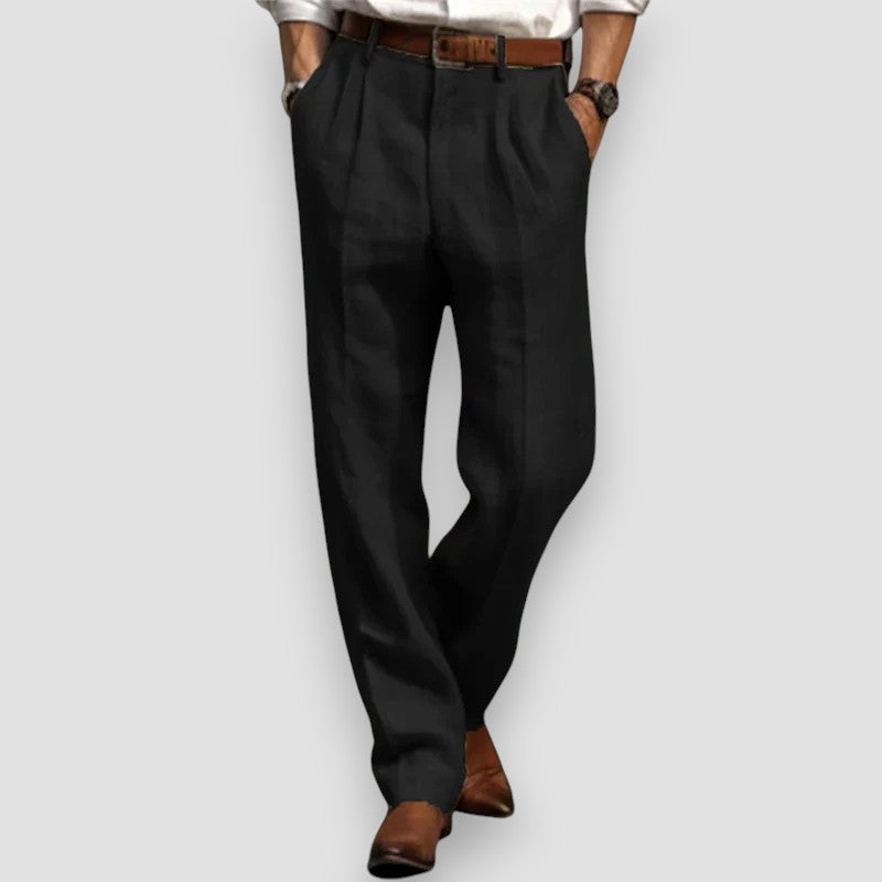 LÉONARD™ | ELEGANT LINEN TROUSERS