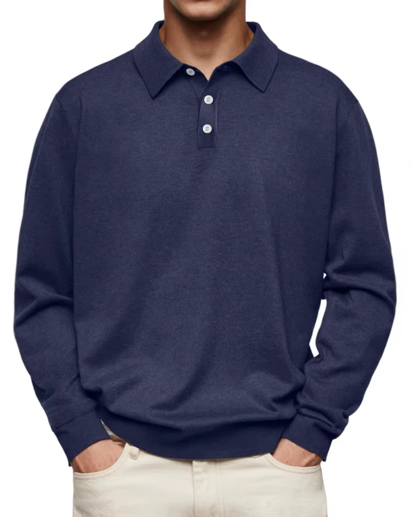 Classic Long Sleeve Polo Shirt