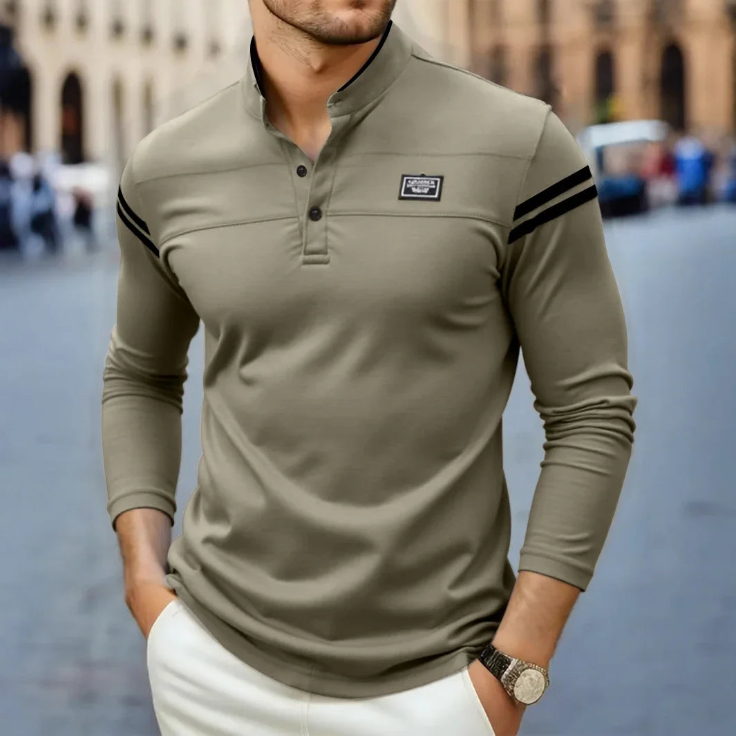 Contemporary Long-Sleeved T-Shirt for Men