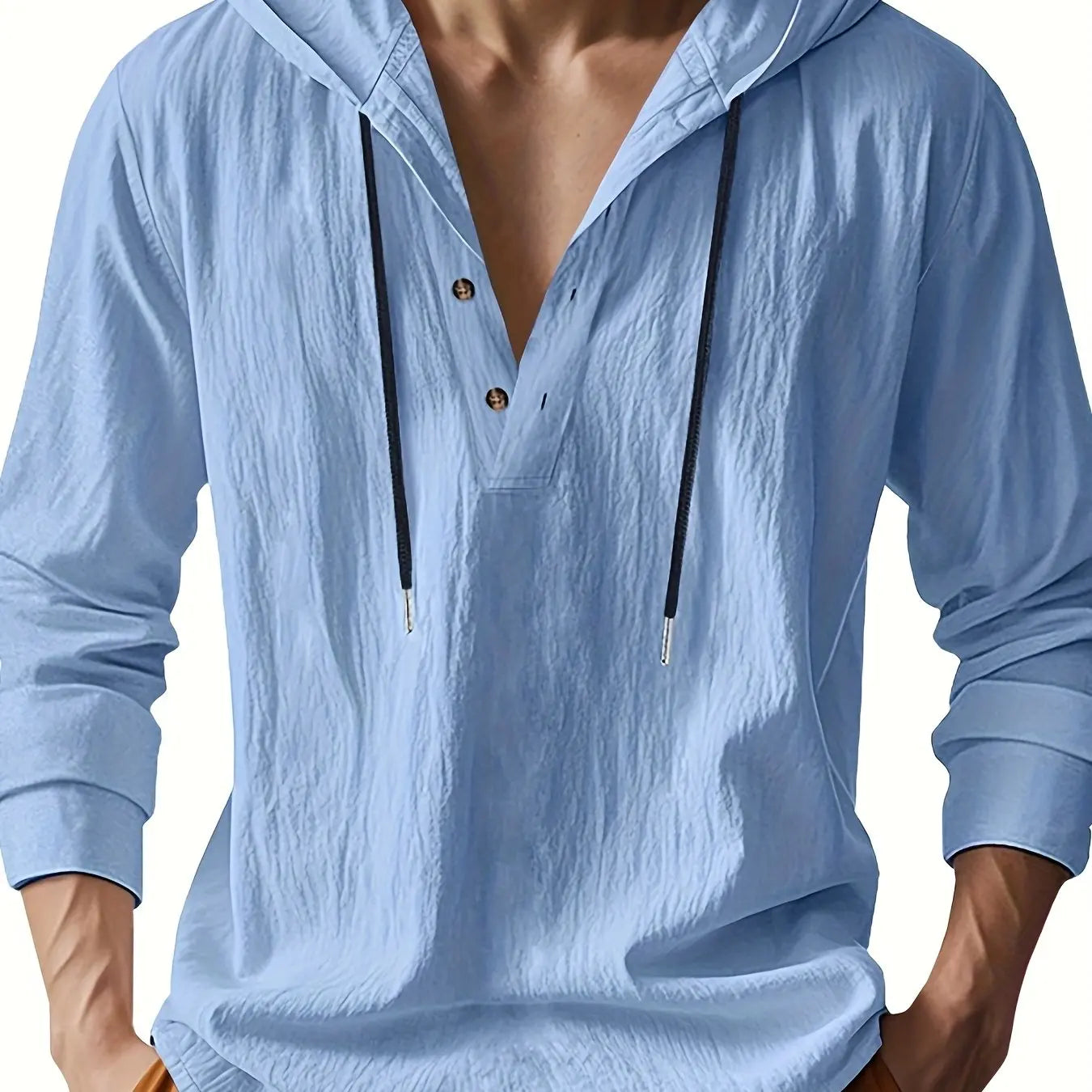 Luxury Hooded Linen Shirt