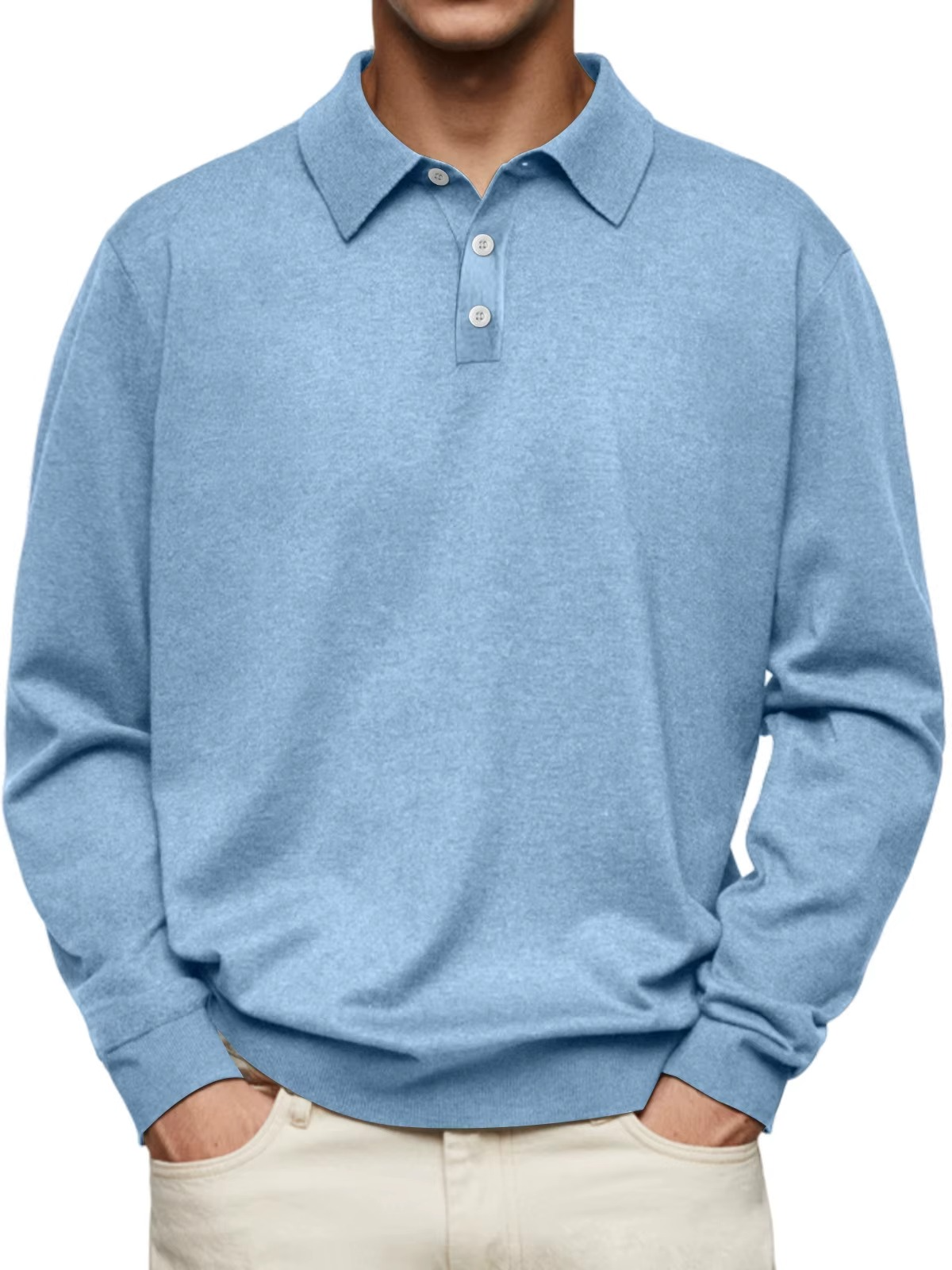 Classic Long Sleeve Polo Shirt