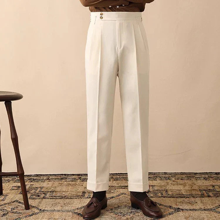 Piero | Slim-Fit Lightweight Trousers
