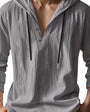Luxury Hooded Linen Shirt