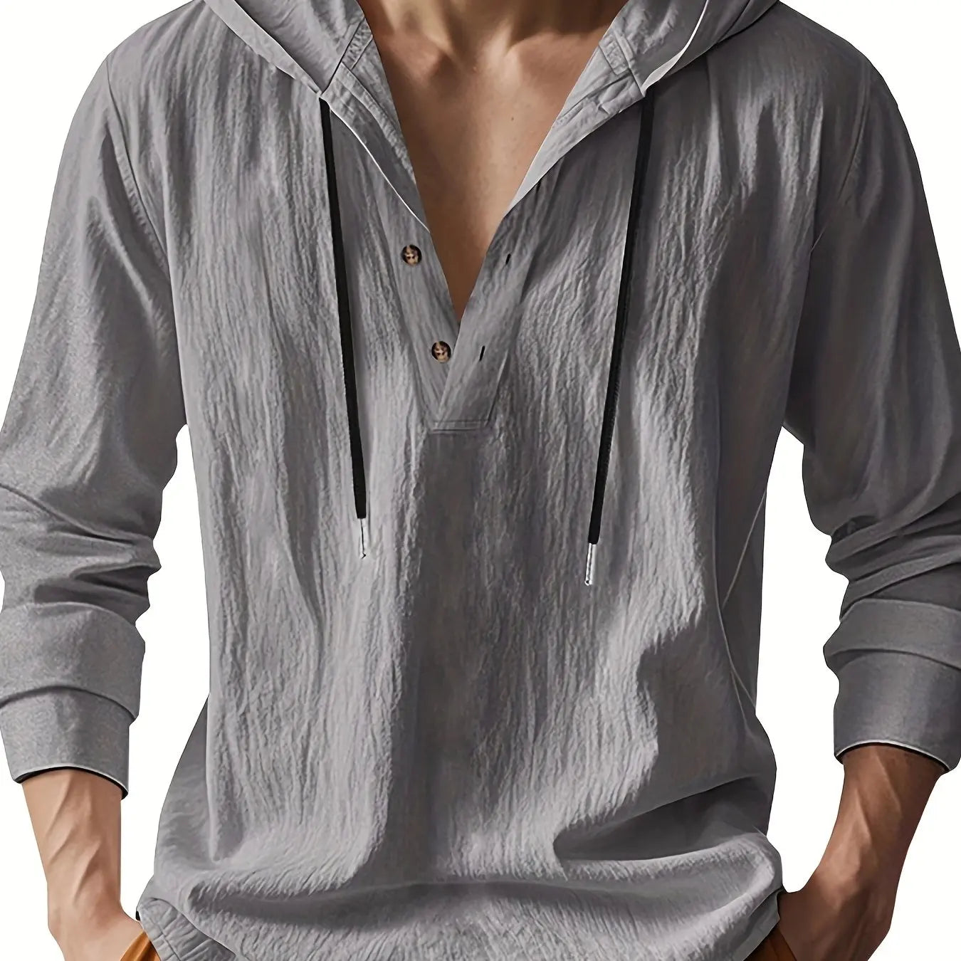 Luxury Hooded Linen Shirt