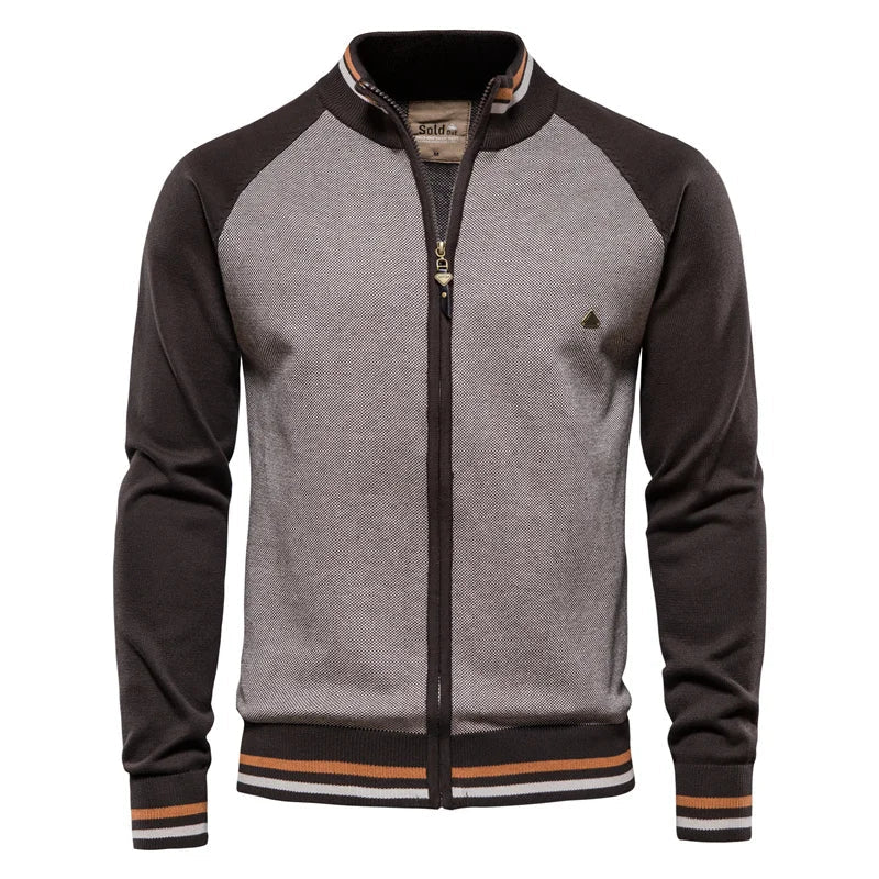 Luxury Men's Knit Sweater - High-End Fashion