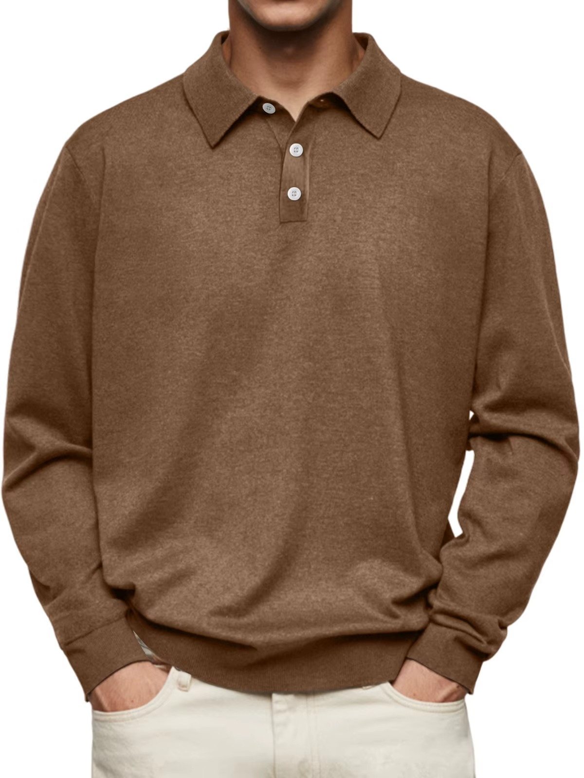 Classic Long Sleeve Polo Shirt