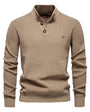 Men's Sweater with Button Detail