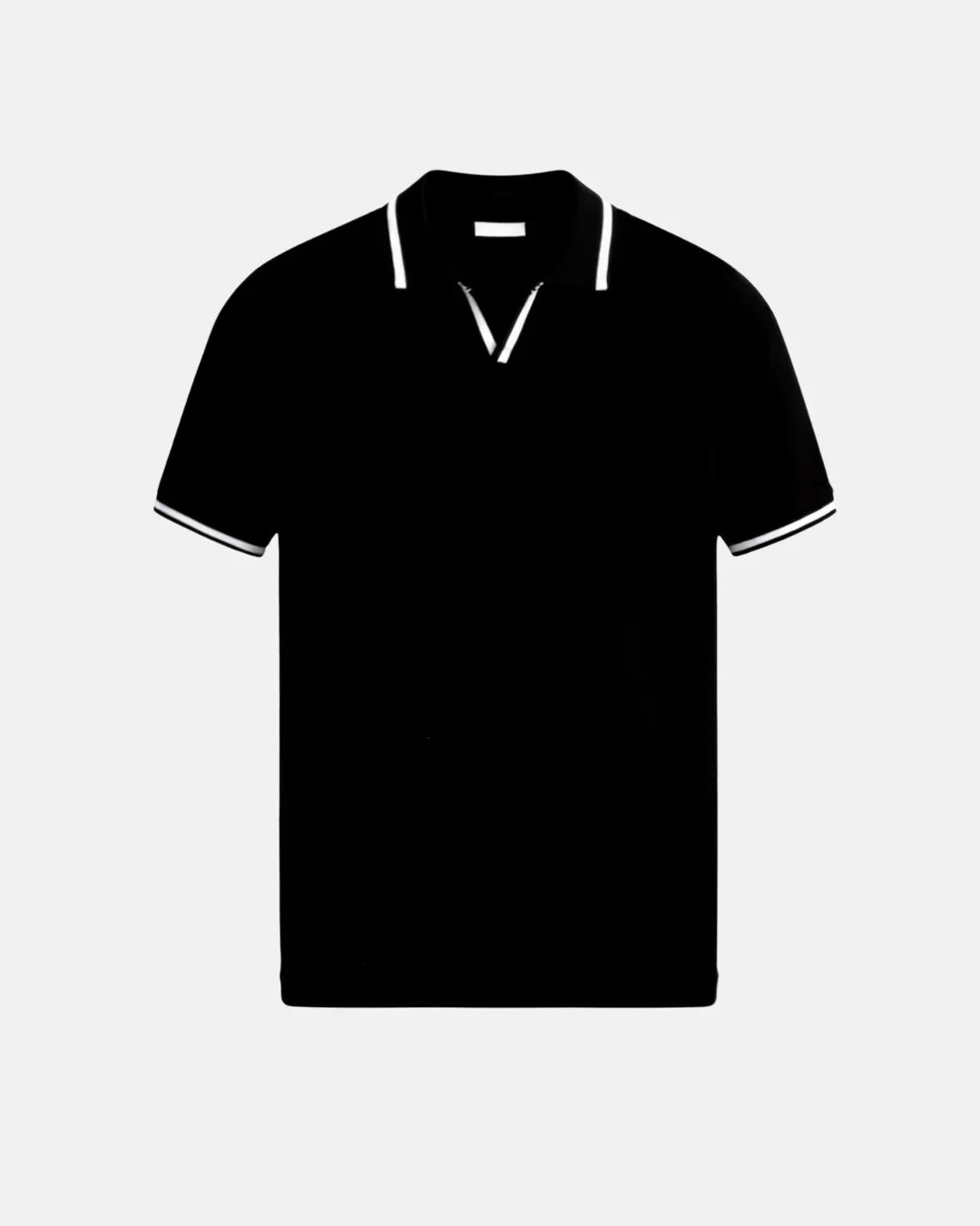 Personalized Piqué Polo Shirt with Contrasting Accents
