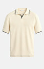 Personalized Piqué Polo Shirt with Contrasting Accents