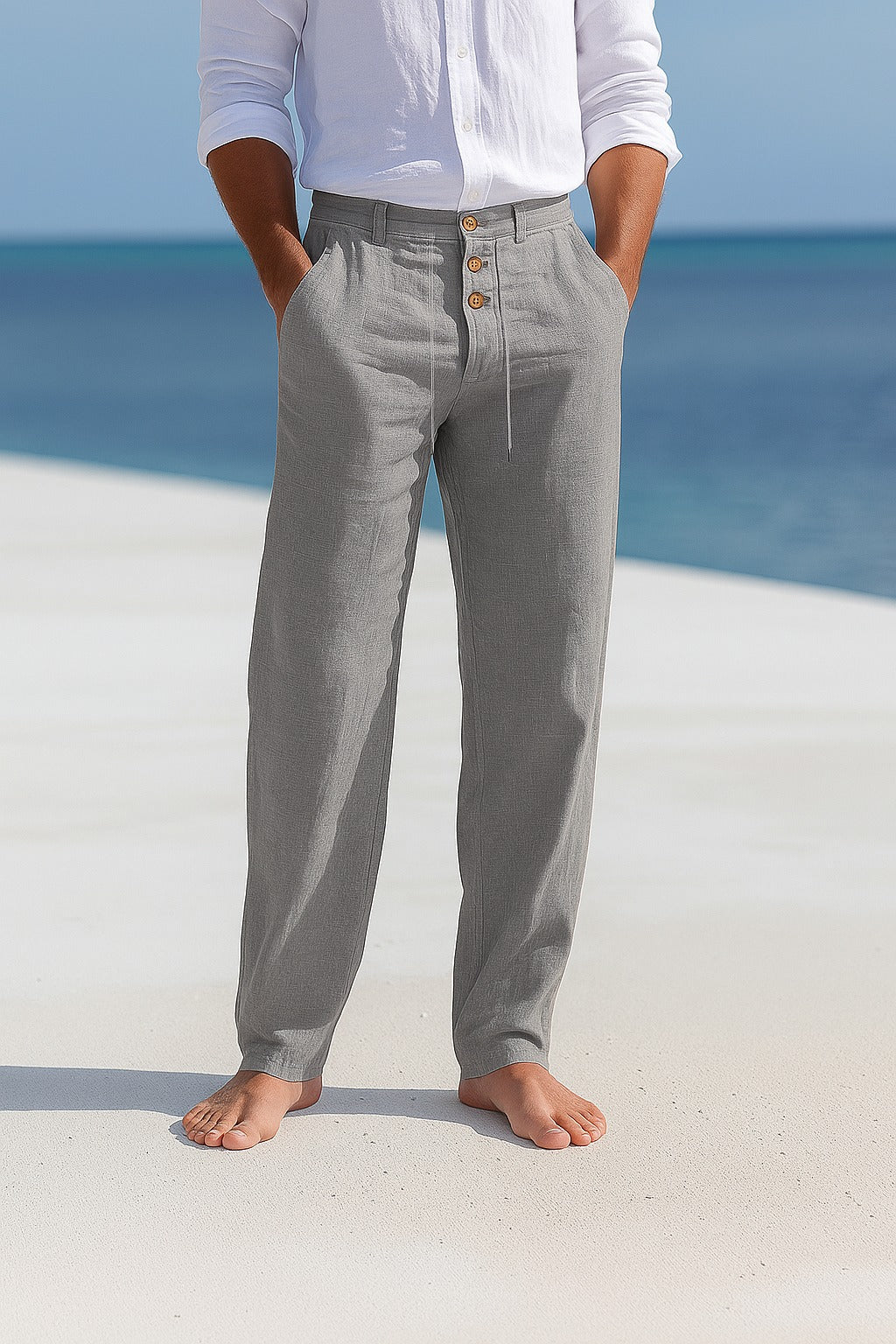 MATTEO | Breezy Linen Summer Trousers