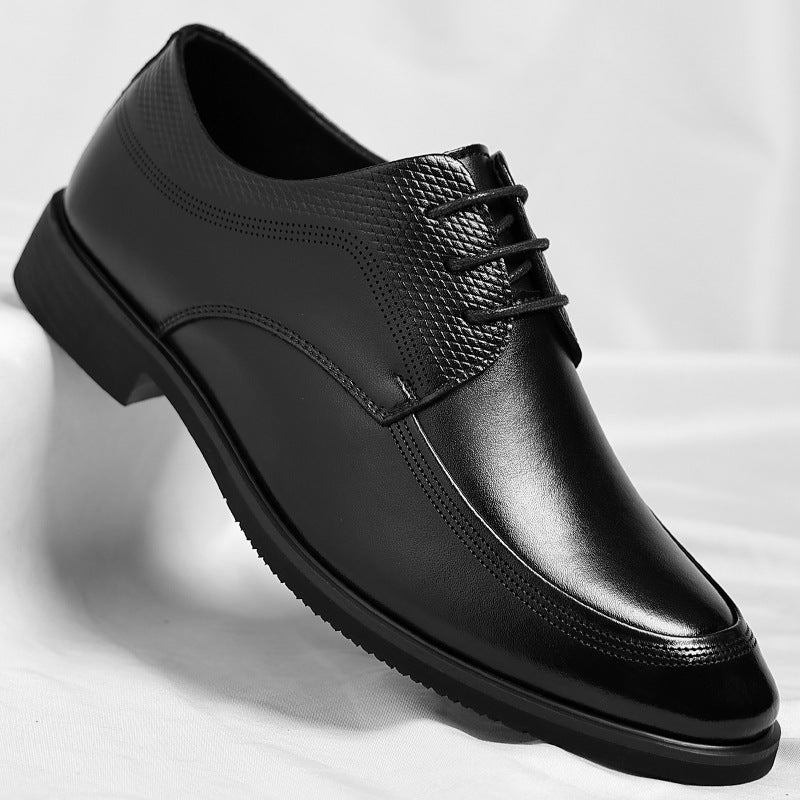 Shiny Leather Oxford Shoes