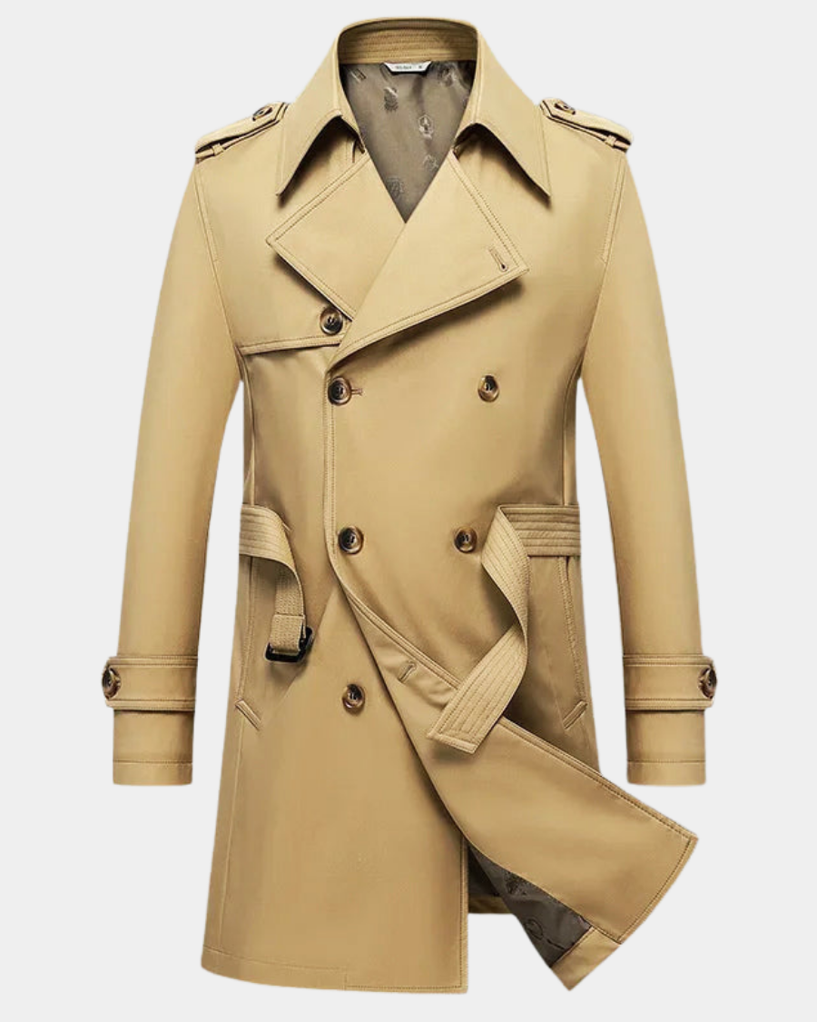 Double-Breasted Trench Coat