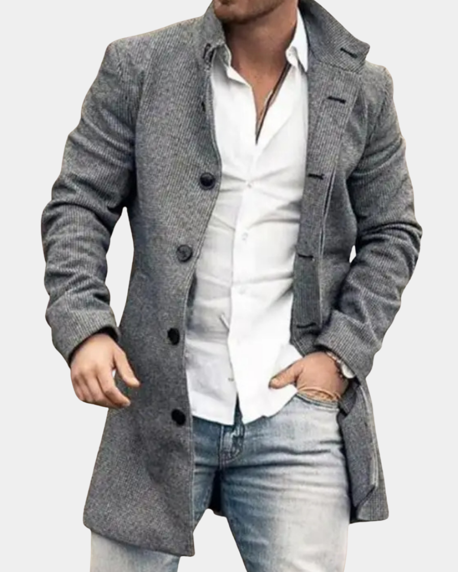 Men's Elegant Coat - Timeless Style and Sophistication