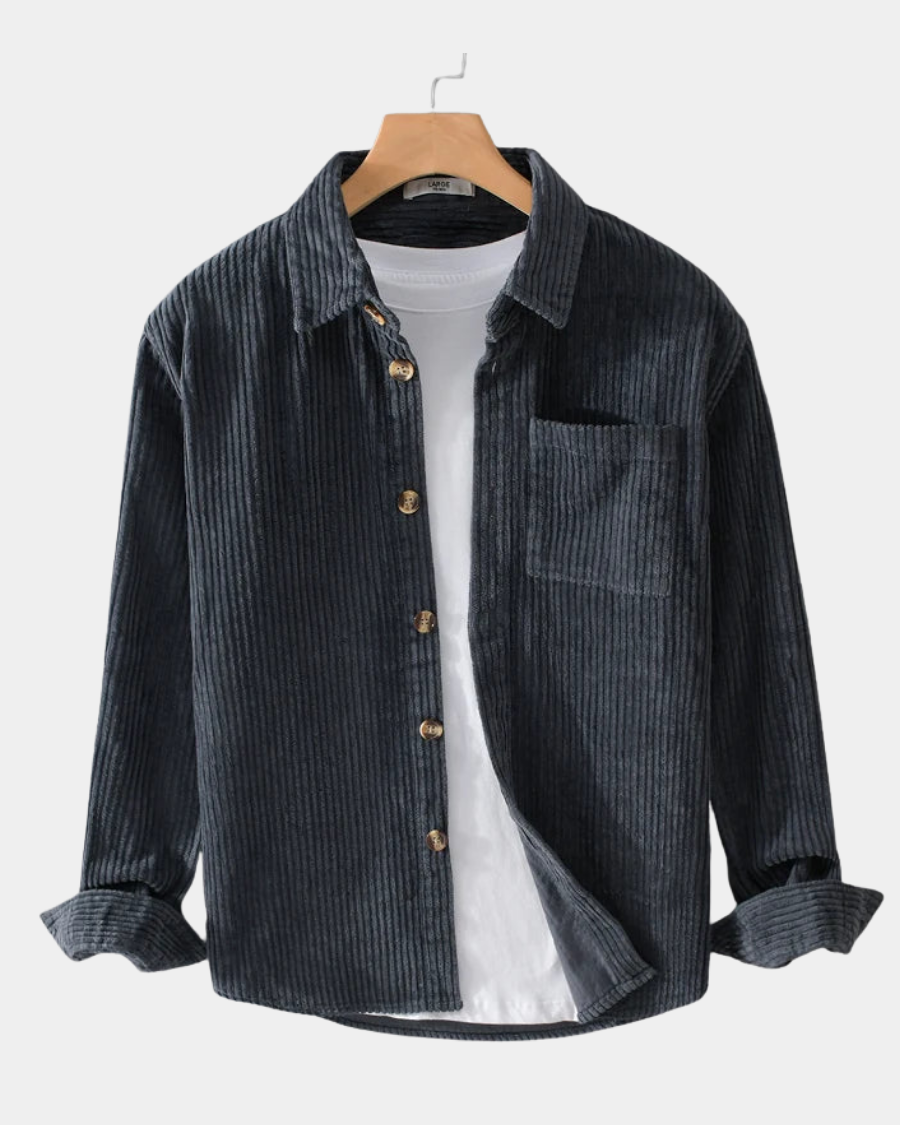 Chic Corduroy Shirt - Elegant Style