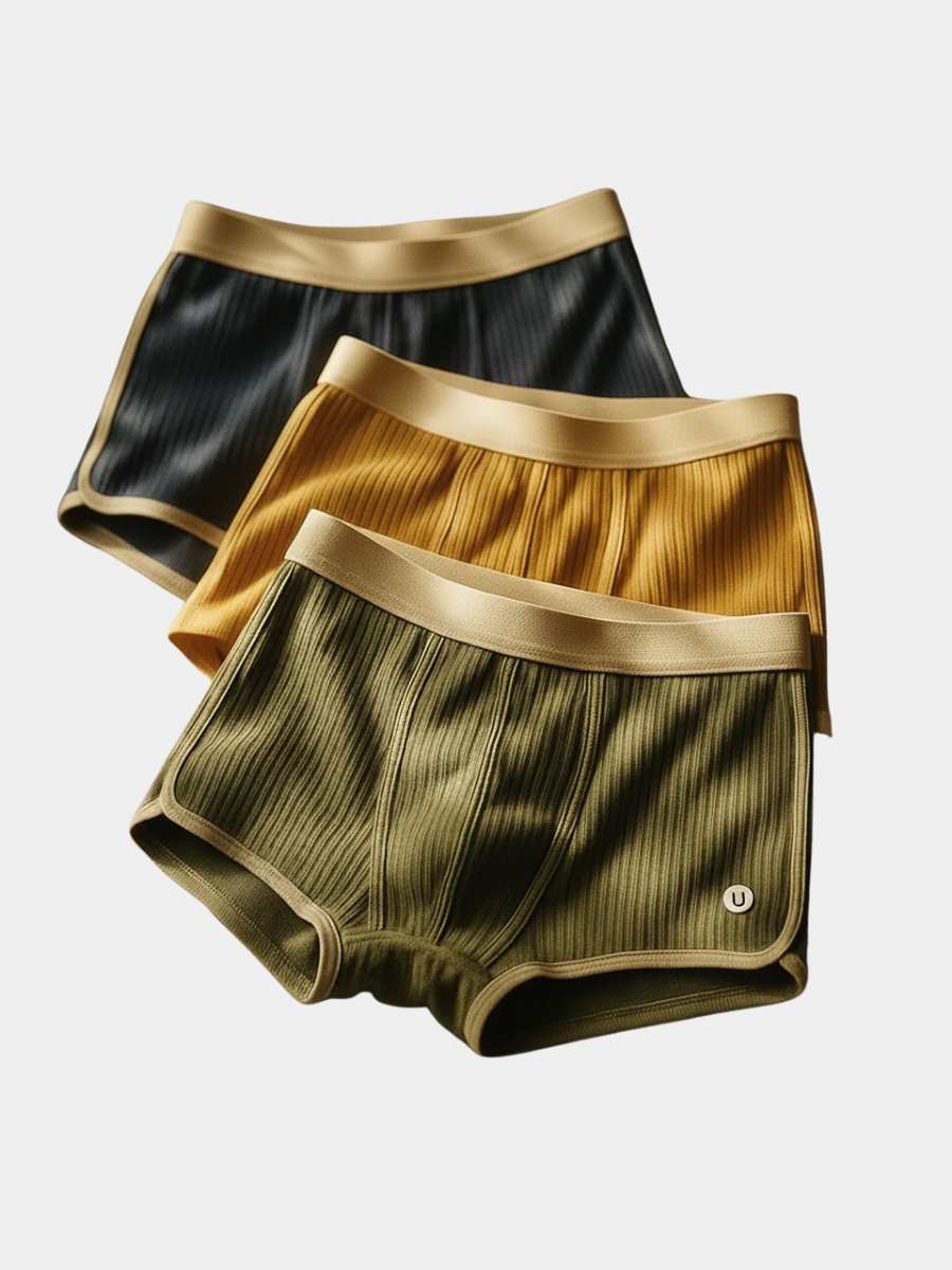 Organic Cotton Men's Boxer Shorts (Pack of 3)