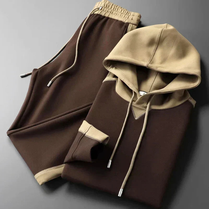 Two-Tone Hoodie Set
