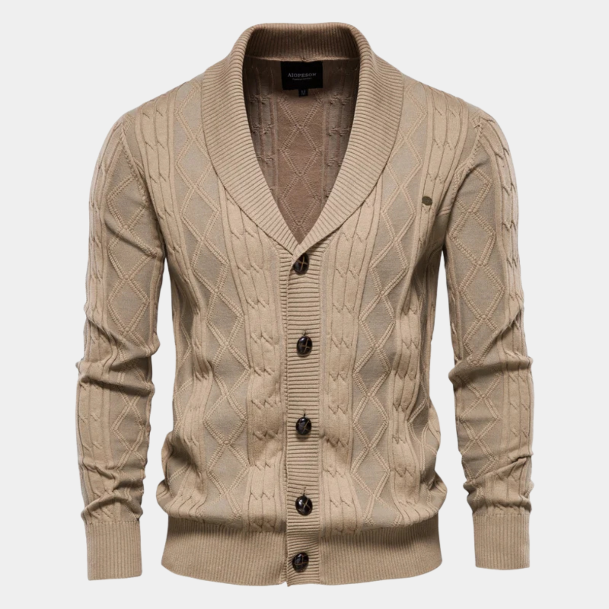 Men's Button-Up Cardigan