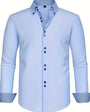 ALBERTO | Sleek Elegant Shirt with Contrasting Accents