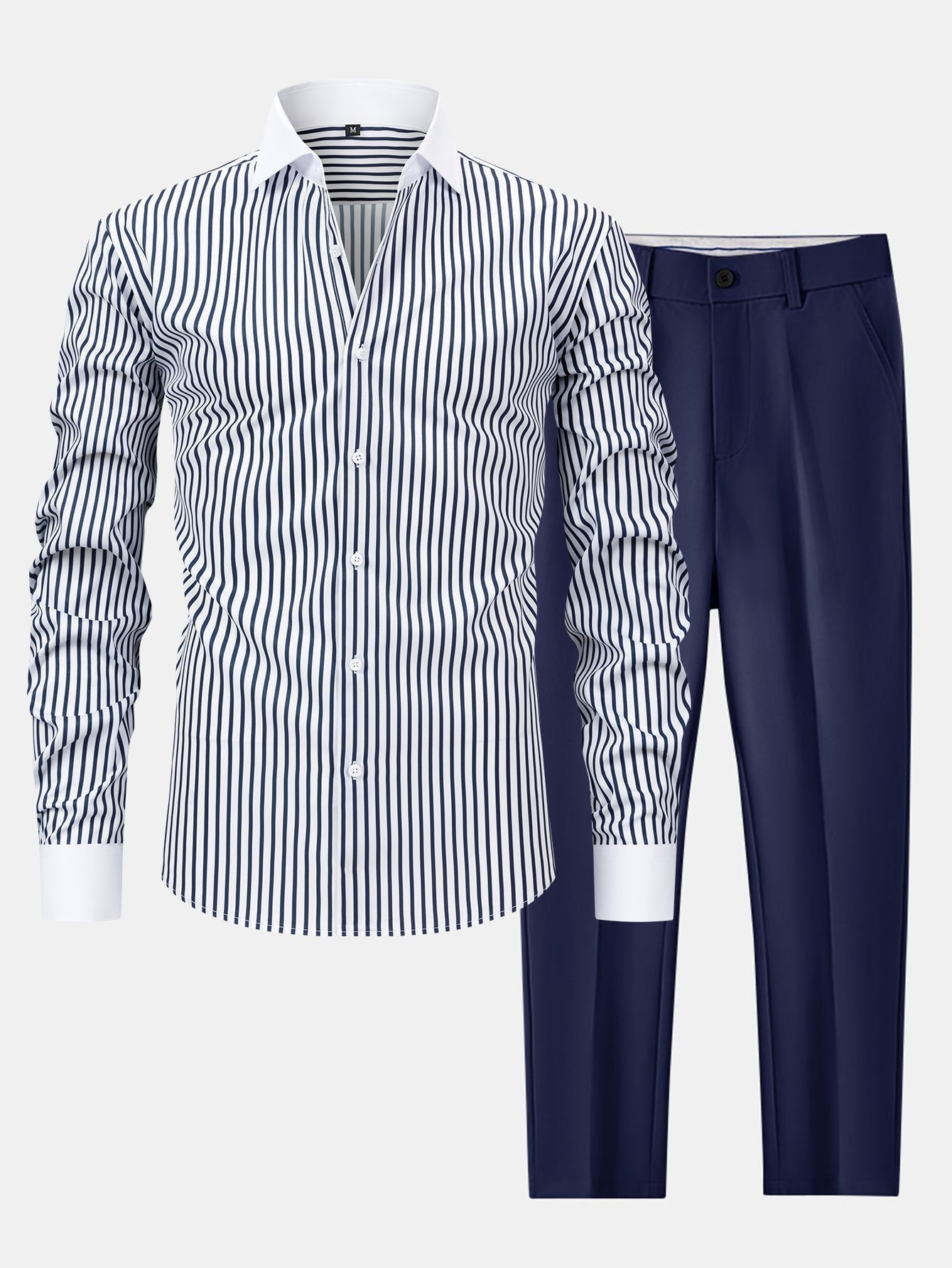 WINCHESTER STRIPED SHIRT WITH SLIM-FIT PANTS