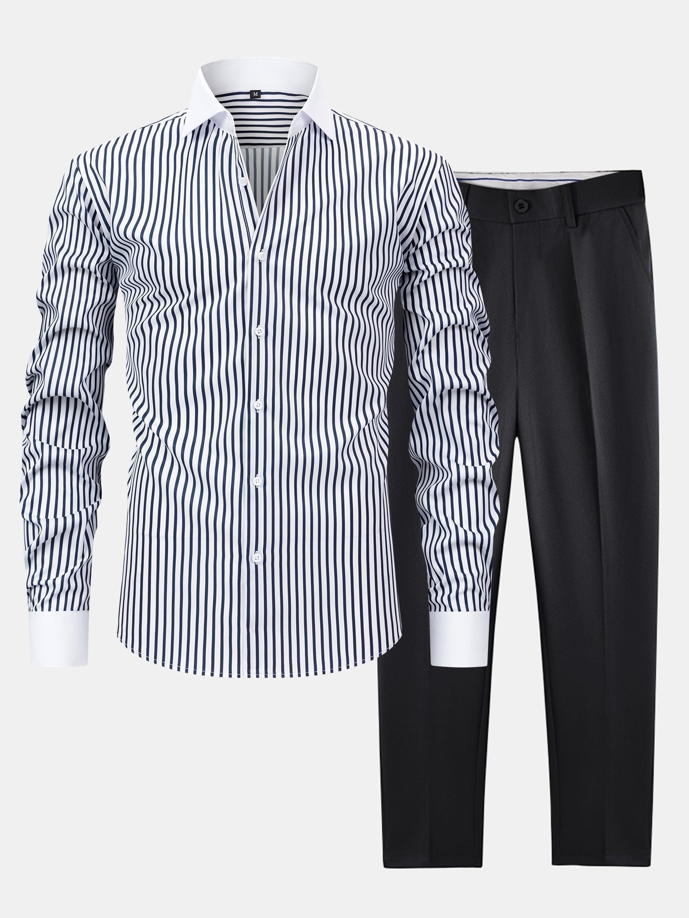 WINCHESTER STRIPED SHIRT WITH SLIM-FIT PANTS