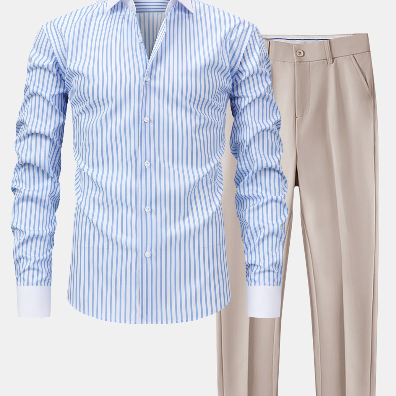 WINCHESTER STRIPED SHIRT WITH SLIM-FIT PANTS