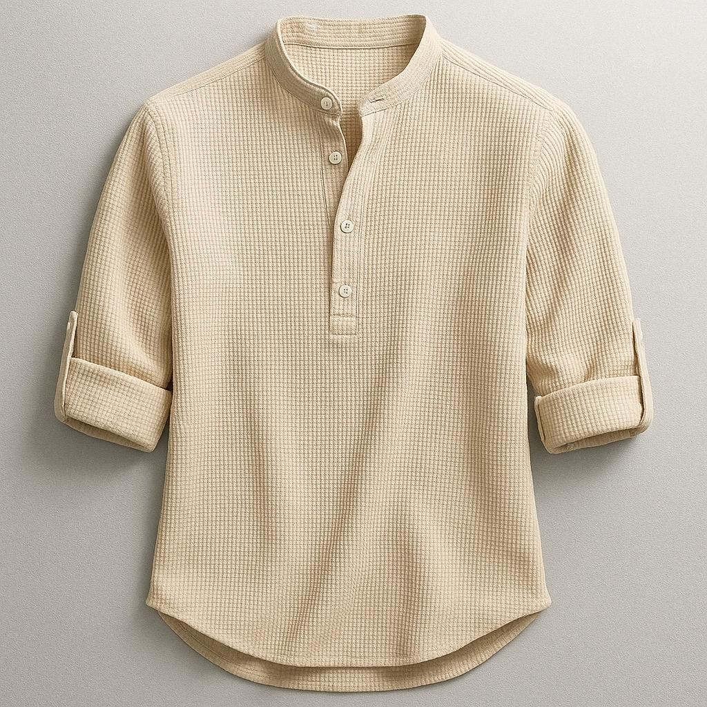 Cotton and Linen Blend Shirt